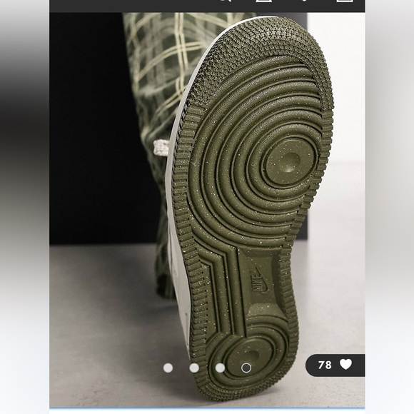 NIKE Air Force 1'07 LV8 Sneaker Phantom/ Cargo Khaki/ Russet men size 8 - Picture 4 of 15